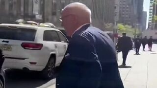 'I didn't do it': Rupert Murdoch confronted in public, denies it