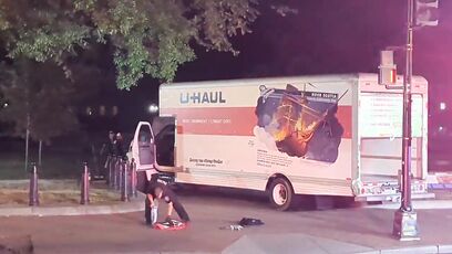 Raw video of U-Haul crash near White House released, suspect faces slew of charges