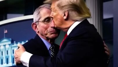 DeSantis campaign busted using fake AI photos of Trump embracing Fauci
