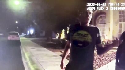 'Nervous' police respond to call about UFO and '10-foot creature' in Las Vegas (body cam video)