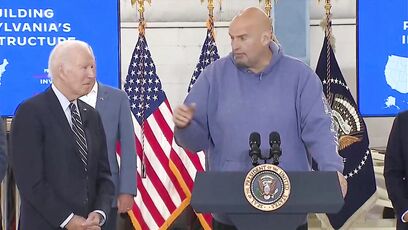 Video of Fetterman and Biden compared to a bad SNL skit, something they could never write on their own