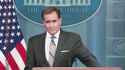 Kirby WALKS OUT after hard question on Hunter Biden using father as leverage