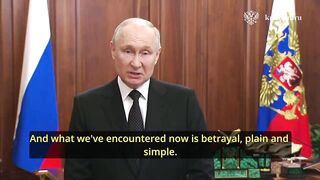 Russian President Vladimir Putin addresses coup attempt by Wagner, vowed 'inescapable punishment'
