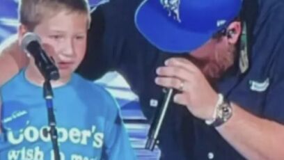 Heartbreaking moment Georgia boy with leukemia meets Luke Combs