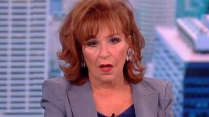The View hosts laugh about Joy Behar falling on stage