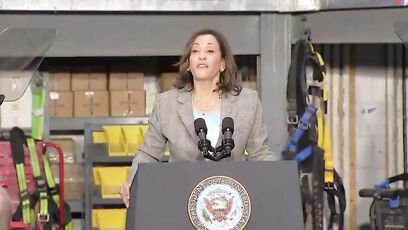 Kamala Harris claims her and Joe 'delivered strong and steady growth' - but no one really believes that