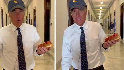 'I love'em in buns': Mitt Romney celebrating National Hot Dog day could be dumbest video ever
