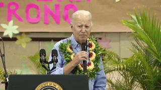 Biden told Maui wildfire survivors he can relate, then cites small kitchen fire from 2004