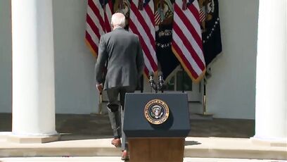 "Why are so many people living paycheck to paycheck": Biden walks away as reporters shout questions
