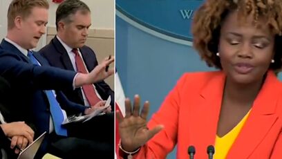 "What do you call it when 10,000 illegals cross the border in a single day?" KJP couldn't answer it