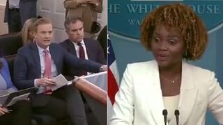 Doocy corners KJP over Biden flip-flopping on 'Trump' border wall