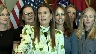 Huckabee Sanders signs exec-order to ban “woke, anti-women words,” like “pregnant people,” from state government documents