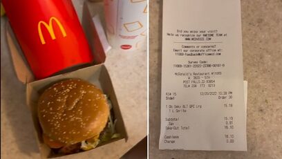 "It's Just Crazy": Customer outraged at price of McDonald's meal