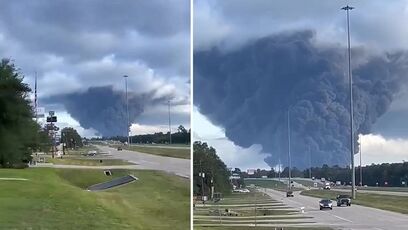 I can't stop staring this massive cloud from the Texas explosion