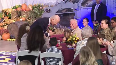 Joe Biden asked a 6-year-old girl if she's 17