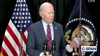 "I cannot prove what I'm about to say" - Joe Biden says during speech