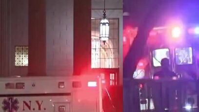 Man in custody after setting papers on fire in courthouse of Trump trial