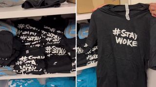 Elon Musk shows what he found in a Twitter closet