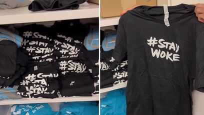 Elon Musk shows what he found in a Twitter closet