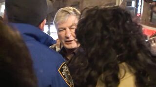 Alec Baldwin confronted, escorted by police after shouting match