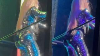 "What's going on back there?" People have questions for Madonna