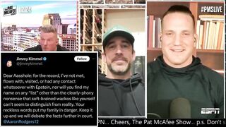 Jimmy Kimmel threatens legal action on Aaron Rodgers