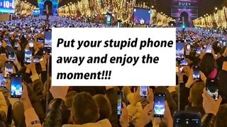 Video from NYE proves why smart phones are the WORST inventions ever