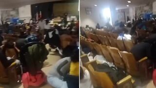 Principal lashes at parents who criticized decision to let migrants take over the school