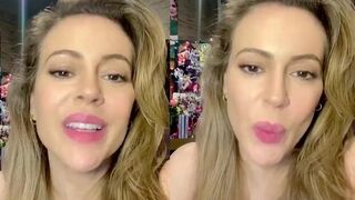 Alyssa Milano raves about Joe Biden's America