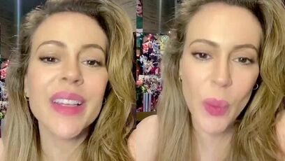 Alyssa Milano raves about Joe Biden's America