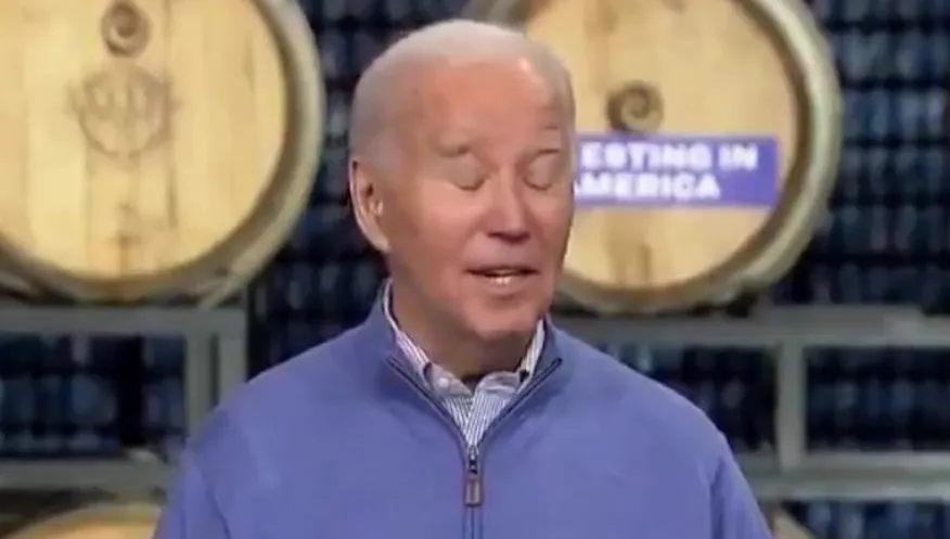 Biden struggles speaking coherently during speech at Brewery