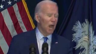 Biden flips out while talking about Trump, starts screaming
