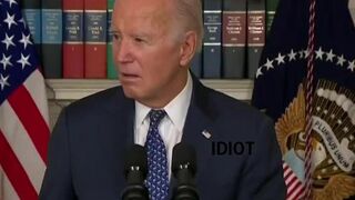Biden claims he put America "back on its feet"
