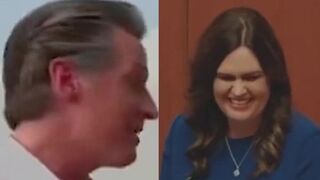 Sarah Sanders trolls Gavin Newsom, leaves him in the dust