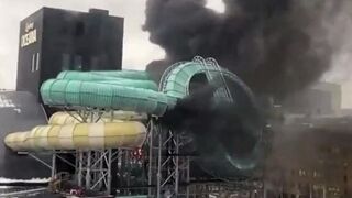 Water ride explodes in fireball, sparking evacuations