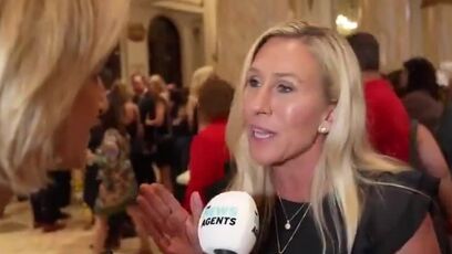MTG tells British reporter to "f*ck off"