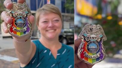Tampa Police Dept announces rainbow badges