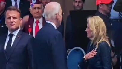 Was Joe Biden supposed to turn around at this point? Or was he confused?