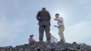 "If I don't allow them to cross, I'll lose my job" - border agent