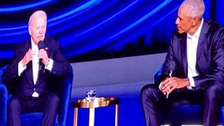 Biden mocked as 'incoherent' during chat with Obama