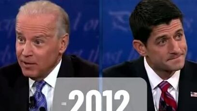 Video compares Joe Biden debates