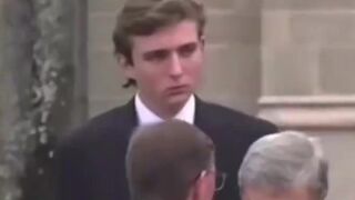 Barron Trump is really tall. Is he the new Trump Tower?