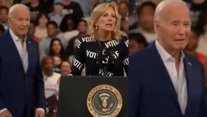 What's up with Joe Biden's face?