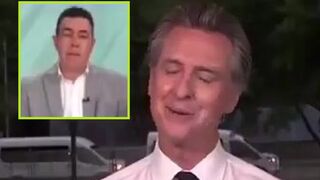Adam Carolla corners Gavin Newsom