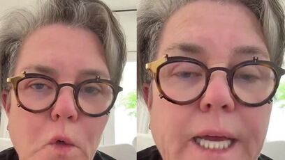 Rosie O'Donnell emerges to record a 4 minute meltdown