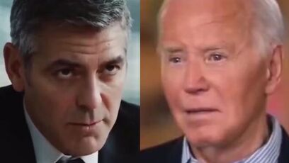 Meme video mocks George Clooney and Joe Biden