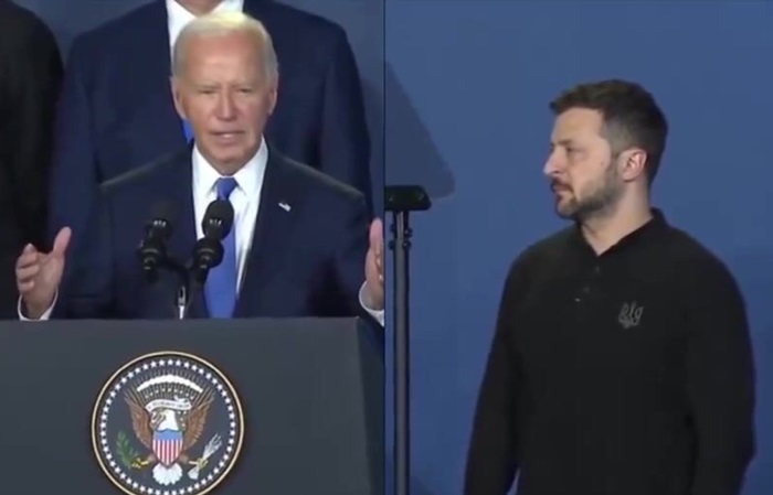 Biden introduced Zelensky as 