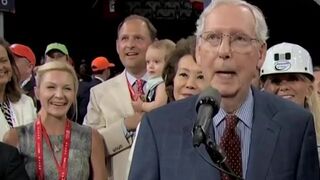 Mitch McConnell gets standing BOO-vation