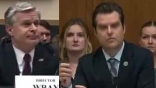 "Who is running the country?" - Matt Gaetz to FBI Director