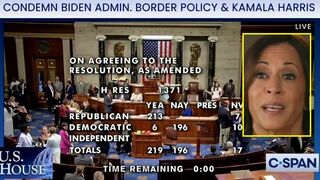 6 Democrats join Repubs in vote to condemn Kamala Harris